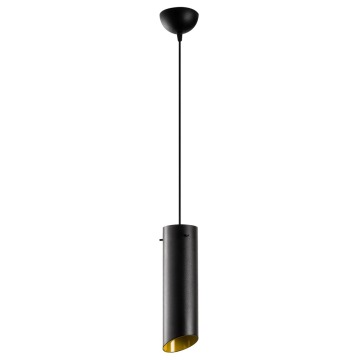 SELSEY Lampa sufitowa Rientaki spot średnica 8 cm czarna - Genesis