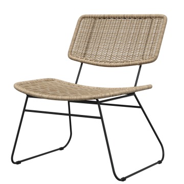 SELSEY Fotel ogrodowy Sprinkle w stylu boho technorattan - Genesis