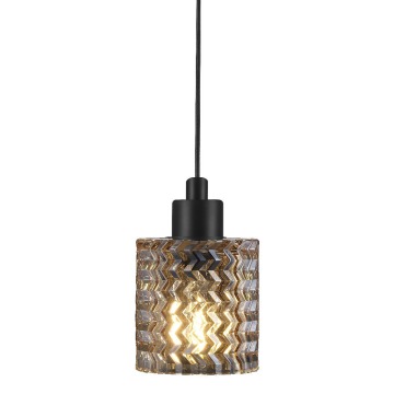 SELSEY Lampa wisząca Hollywood bursztynowe szkło - Genesis
