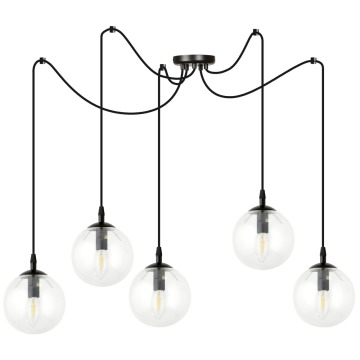 SELSEY Lampa wisząca Vetralla transparentna x5 - Genesis