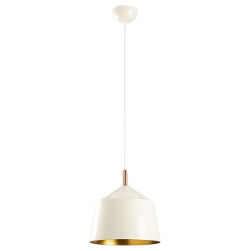 SELSEY Lampa sufitowa Ardulace średnica 25 cm biała/złota - Genesis