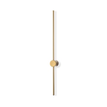 SELSEY Lampa ścienna Walriefle 91 cm złota - Genesis