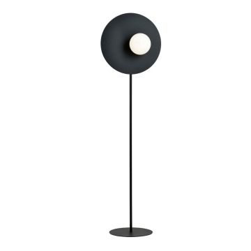 SELSEY Lampa podłogowa Salvies czarna - Genesis