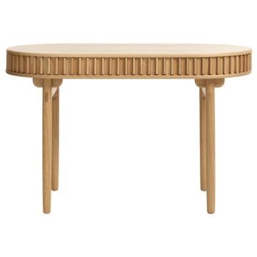 SELSEY Biurko Yoffers 120x60 cm lamele dąb naturalny - Genesis