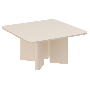SELSEY Stolik kawowy Rallity 80x80 cm cappuccino mat - Genesis
