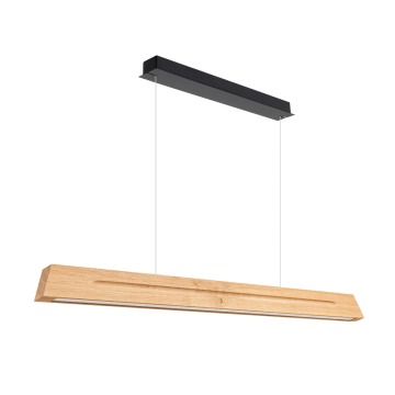 SELSEY Lampa wisząca Skog LED 120 cm dąb 4000K - Genesis