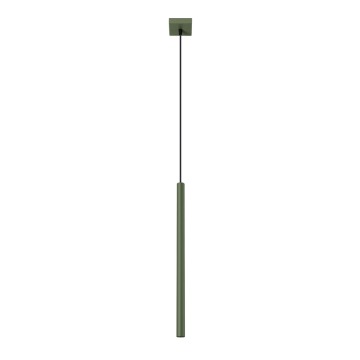 SELSEY Lampa wisząca Pastelo 1 zielona oliwka - Genesis