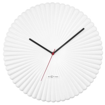 SELSEY Zegar ścienny Mousse 40 cm biały - Genesis