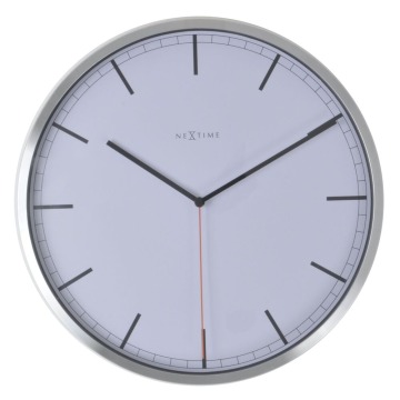 SELSEY Zegar ścienny Company 35 cm biały - Genesis