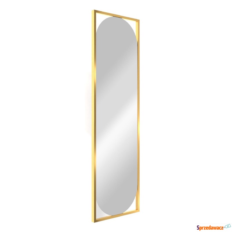 SELSEY Lustro ścienne Thelmen 132x37 cm w złotej... - Lustra - Toruń