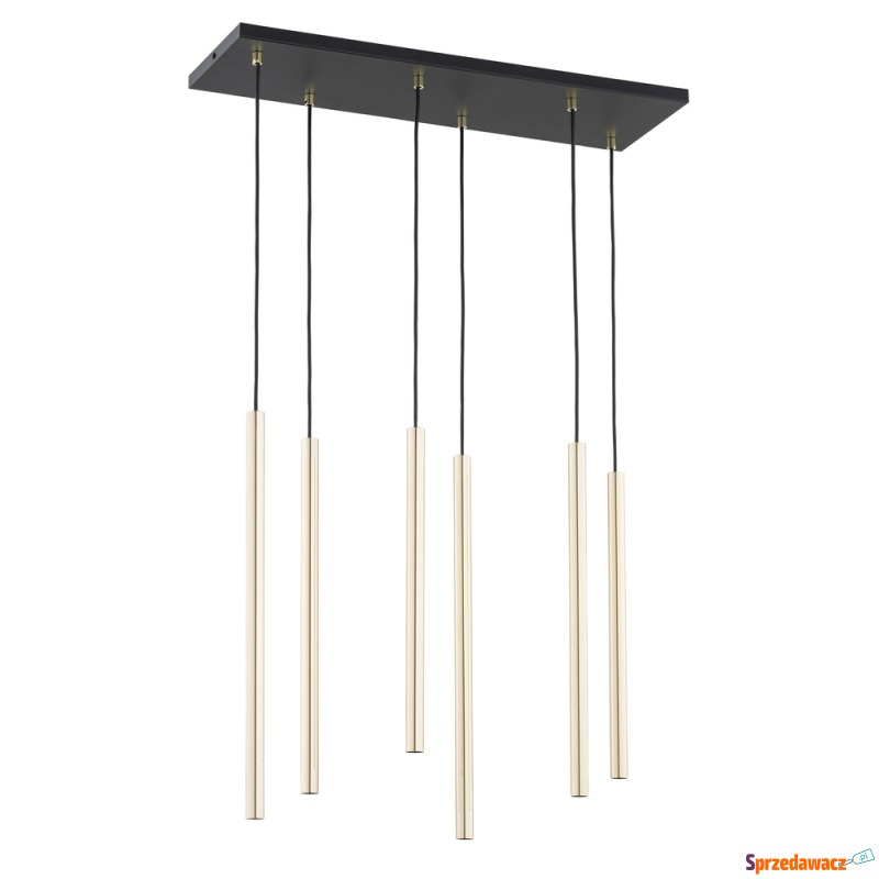 SELSEY Lampa wisząca Corinaldo złota x6 - Genesis - Lampy wiszące, żyrandole - Knurów