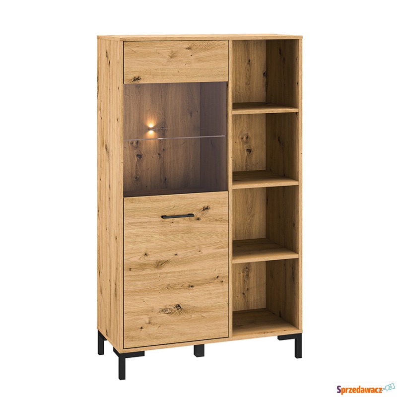 SELSEY Witryna Ballarti 90 cm z otwartymi pół... - Witryny - Płock