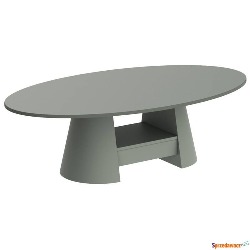 SELSEY Stolik kawowy Flawelly 160x90 cm zielony... - Stoły, stoliki, ławy - Białystok