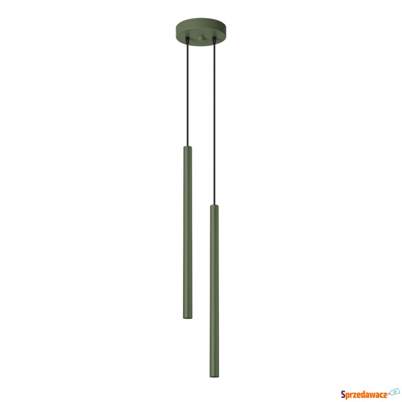 SELSEY Lampa wisząca Pastelo 2 zielona oliwka... - Lampy wiszące, żyrandole - Chorzów