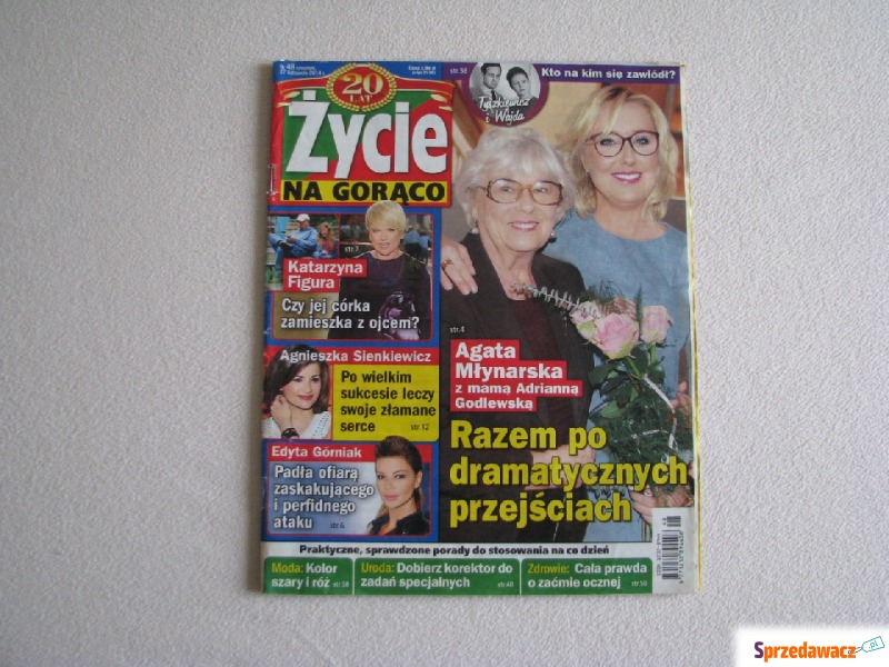 Życie na gorąco - tygodnik  nr 48, listopad 2014... - Czasopisma, prasa - Brzegi
