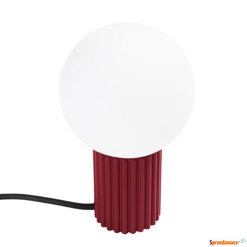 SELSEY Lampa stołowa Halo burgund...