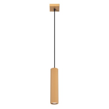 SELSEY Lampa wisząca Karbon x1 złota - Genesis