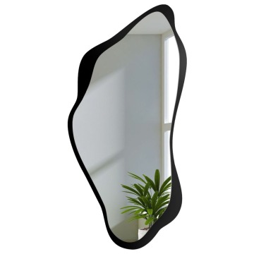 SELSEY Lustro ścienne Piena 120x60 cm w czarnej ramie pionowe - Genesis