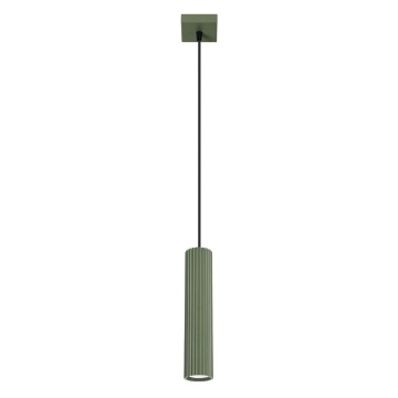 SELSEY Lampa wisząca Karbon x1 oliwkowa - Genesis