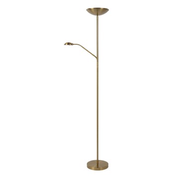 SELSEY Lampa podłogowa Zenith LED x2 złota - Genesis