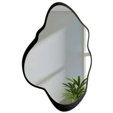 SELSEY Lustro ścienne Poco 144x90 cm w czarnej ramie pionowe - Genesis