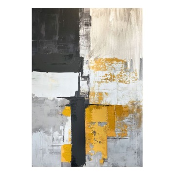 SELSEY Obraz Jade 100x70 cm z ręcznie malowanymi elementami - Genesis