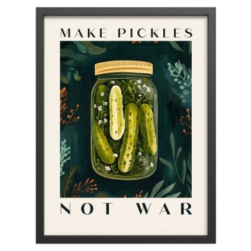 SELSEY Obraz w czarnej ramie Pickles 40x30 cm - Genesis