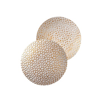SELSEY Lampa ścienna Graccolle z regulacją biało-złota - Genesis
