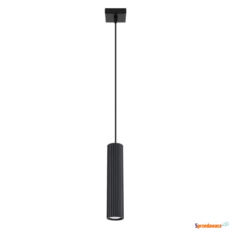 SELSEY Lampa wisząca Karbon x1 czarna - Genesis - Lampy wiszące, żyrandole - Nysa