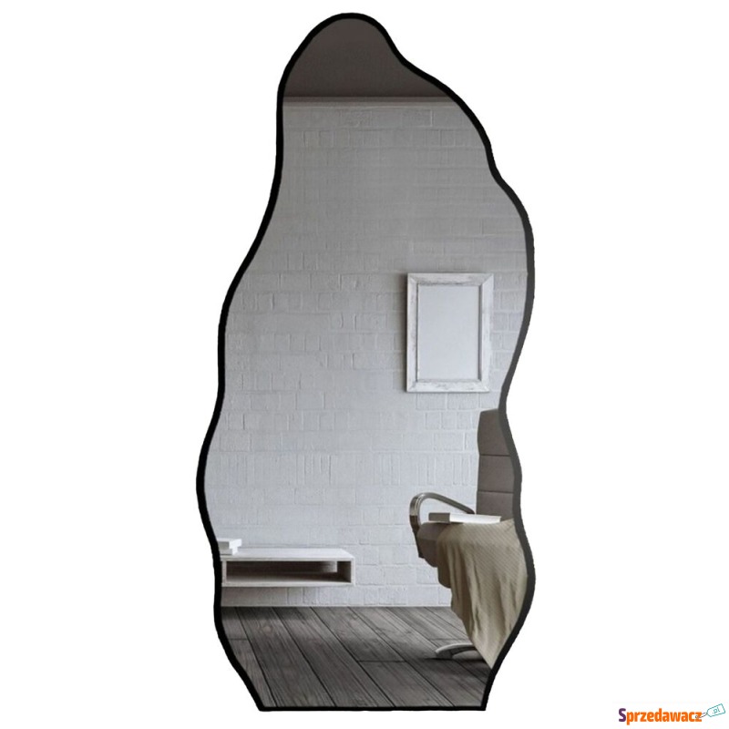 SELSEY Lustro ścienne Auro 130x60 cm w czarnej... - Lustra - Katowice