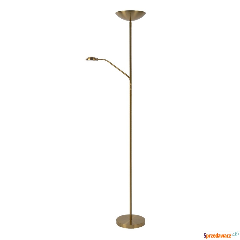 SELSEY Lampa podłogowa Zenith LED x2 złota -... - Lampy stojące - Sieradz
