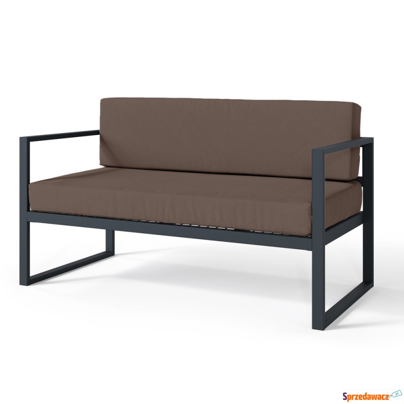 SELSEY Sofa ogrodowa dwuosobowa Dywilly w tkaninie... - Sofy, fotele, komplety... - Ostrołęka