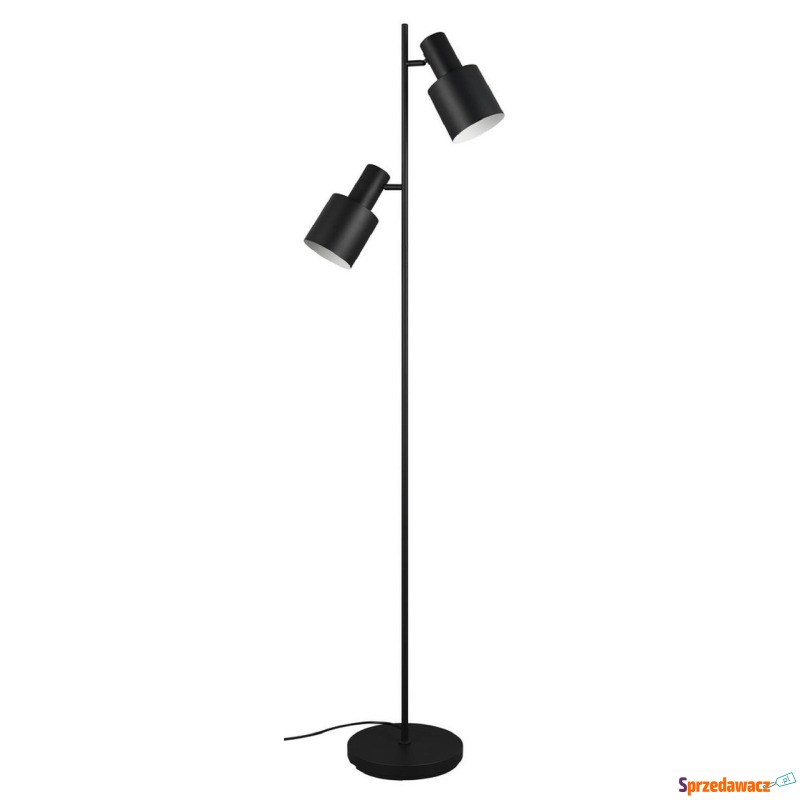 SELSEY Lampa podłogowa Agudo x2 czarna - Genesis - Lampy stojące - Zduńska Wola