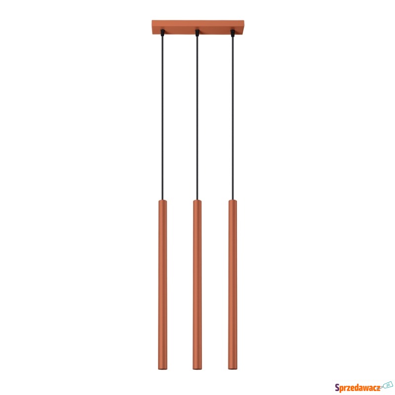 SELSEY Lampa wisząca Pastelo 3 ochra czerwona... - Lampy wiszące, żyrandole - Inowrocław
