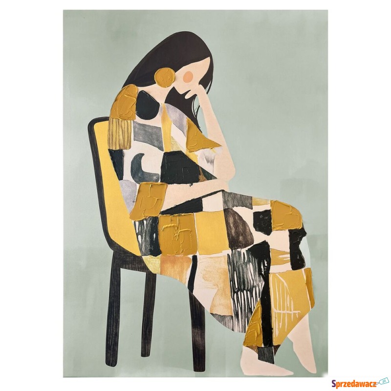 SELSEY Obraz Penelope 100x70 cm z ręcznie mal... - Obrazy - Sopot