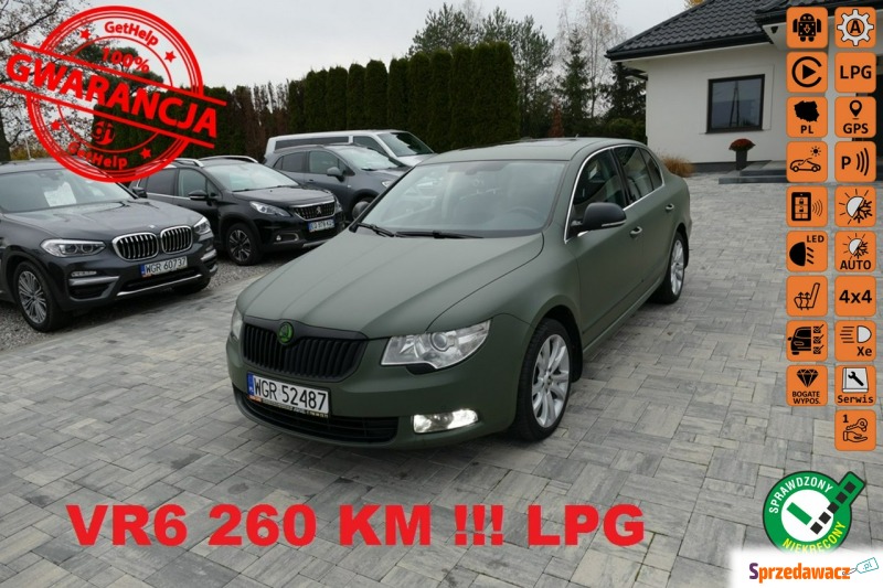 Skoda Superb  Sedan/Limuzyna 2012,  3.6 benzyna+LPG, automat - Na sprzedaż za 36 500 zł - Grójec