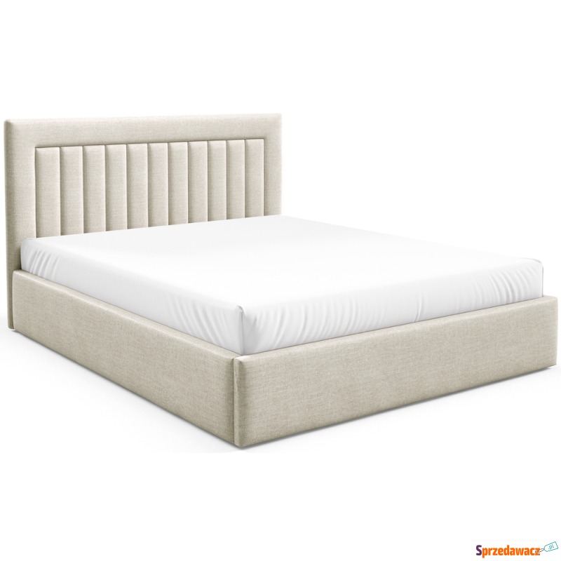 SELSEY Łóżko tapicerowane 160x200 cm Averin z... - Łóżka - Rybnik