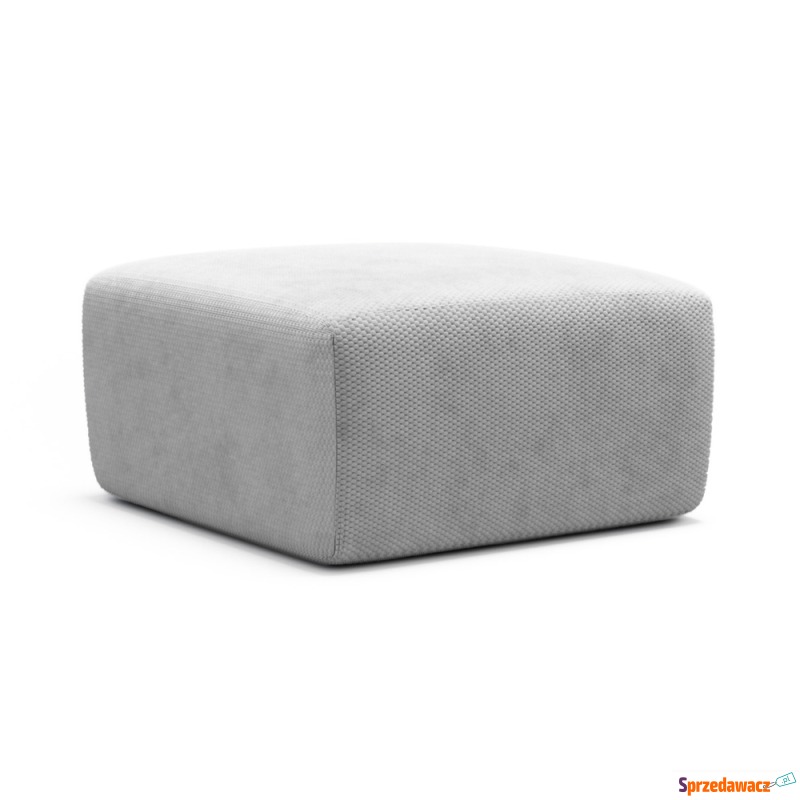 SELSEY Pufa Terrafino 80x80 cm szara w tkaninie... - Sofy, fotele, komplety... - Płock