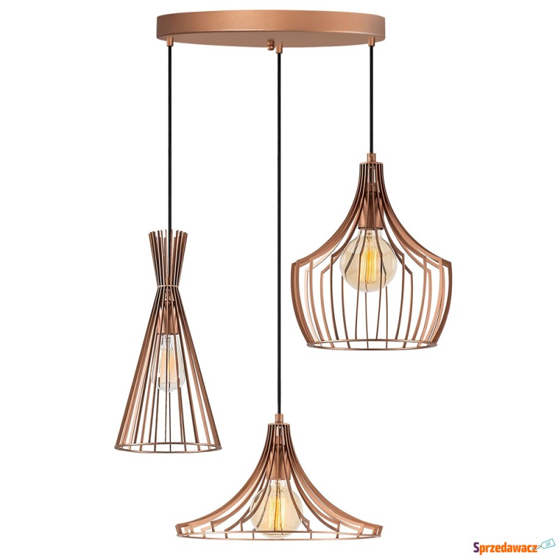 SELSEY Lampa wisząca Tojil x3 na...