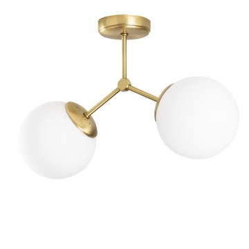 SELSEY Lampa sufitowa Beid x2 złota - Genesis