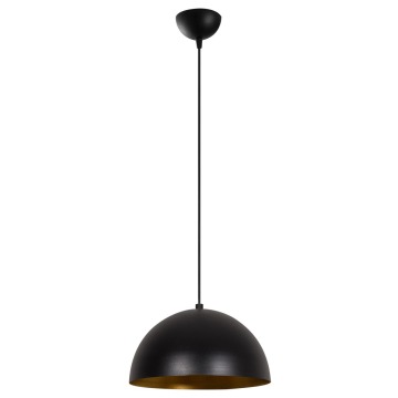 SELSEY Lampa sufitowa Rientaki średnica 30 cm czarna - Genesis