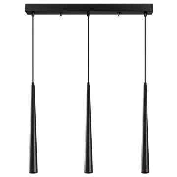 SELSEY Lampa sufitowa Milibeliso x3 58 cm czarna - Genesis