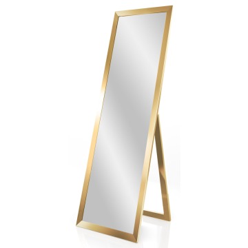 SELSEY Lustro stojące Manouss 146x46 cm w złotej ramie - Genesis