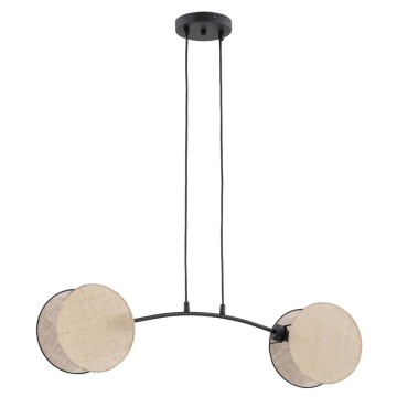 SELSEY Lampa wisząca Soliess kremowa x2 - Genesis