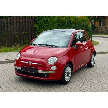 Fiat 500 - panorama/elektryka/super stan/aso/gwarancja/czujniki