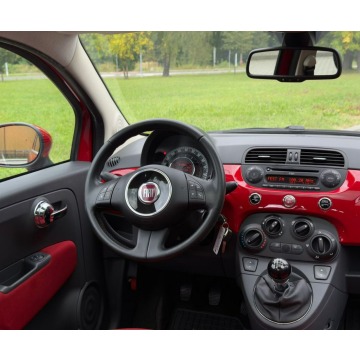 Fiat 500  Hatchback 2013,  1.2 benzyna - Na sprzedaż za 23 900 zł - Ruda Śląska - zdjęcie 9