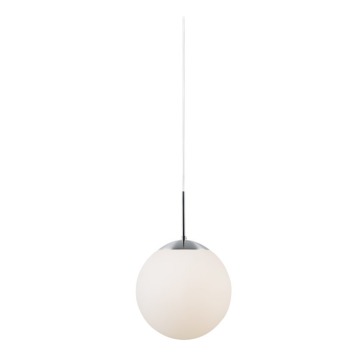 SELSEY Lampa wisząca Cafe średnica 15 cm mlecznobiałe szkło - Genesis