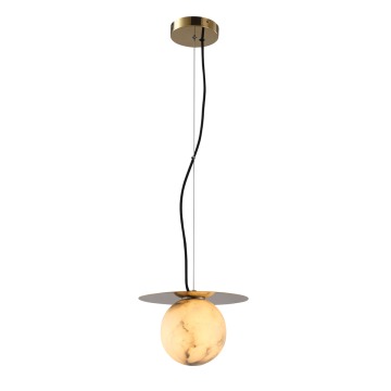 SELSEY Lampa wisząca Zuzino nowoczesna złota - Genesis