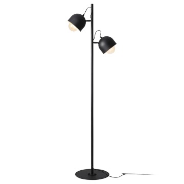 SELSEY Lampa podłogowa Fiene 161 cm czarna - Genesis