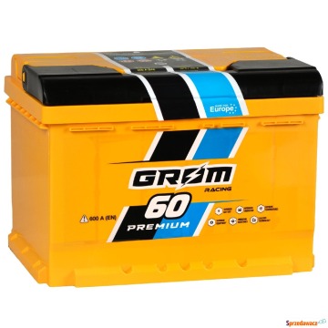 Akumulator Grom Racing 60Ah 600A EN L+ - Pozostałe części - Zielona Góra - zdjęcie 1